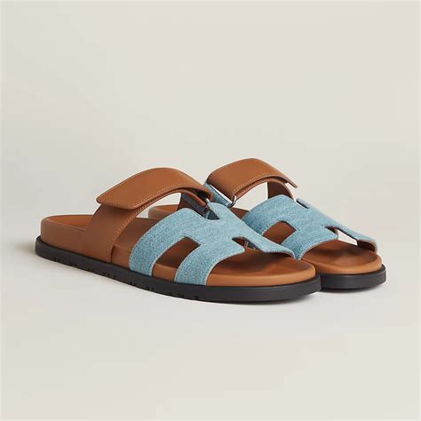 hermes denim chypre sandals|Hermes chypre sandals suede.